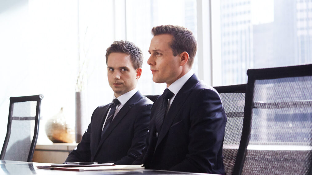 Patrick J. Adams and Gabriel Macht in Season 3 of 'Suits'