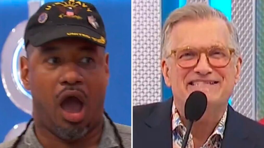 Price is Right contestant and Drew Carey