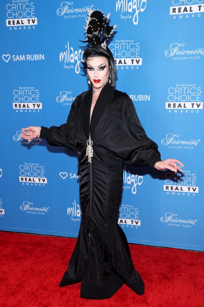 Sasha Velour at the 2024 Critics Choice Real TV Awards