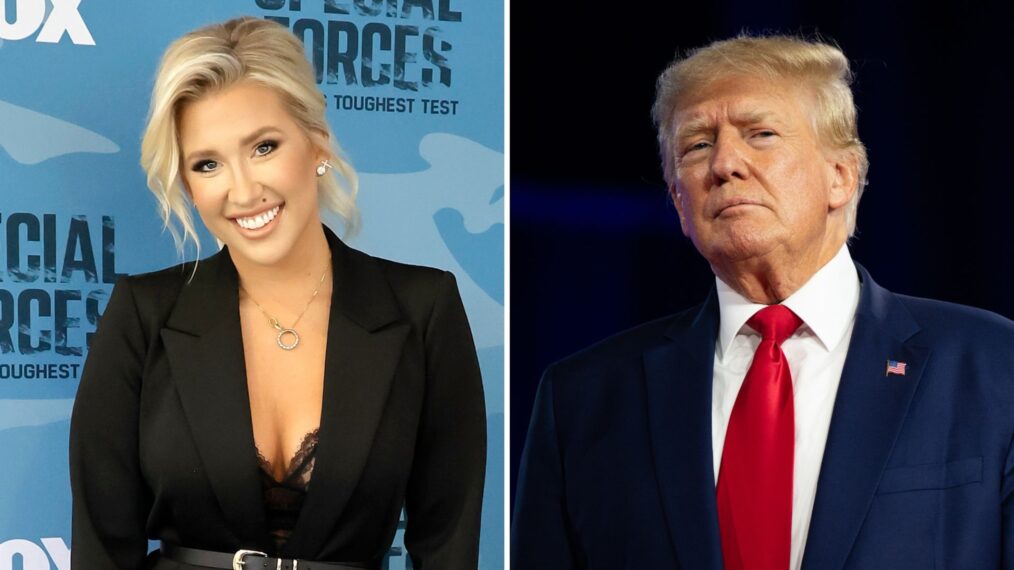 Savannah Chrisley and Donald Trump