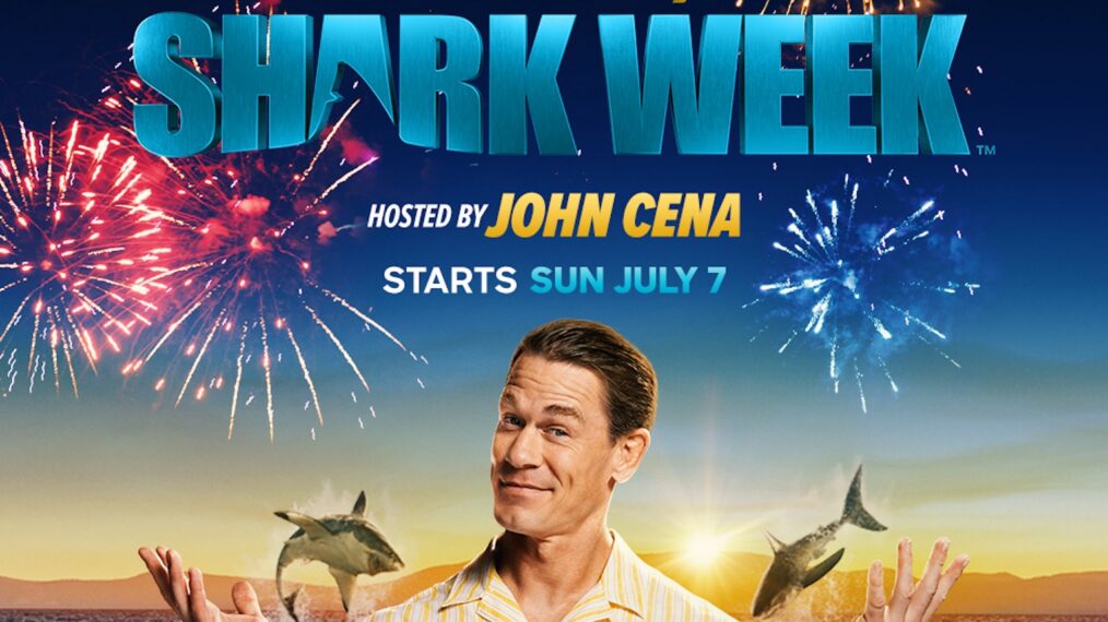 John Cena on Shark Week key art