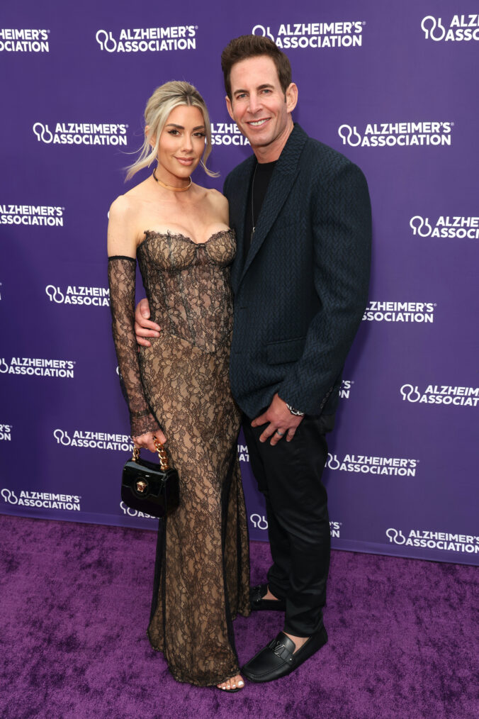Heather Rae El Moussa and Tarek El Moussa attend the Alzheimer's Association California Southland Annual Magic Of Music Gala at Sony Pictures Studios on May 09, 2024 in Culver City, California.