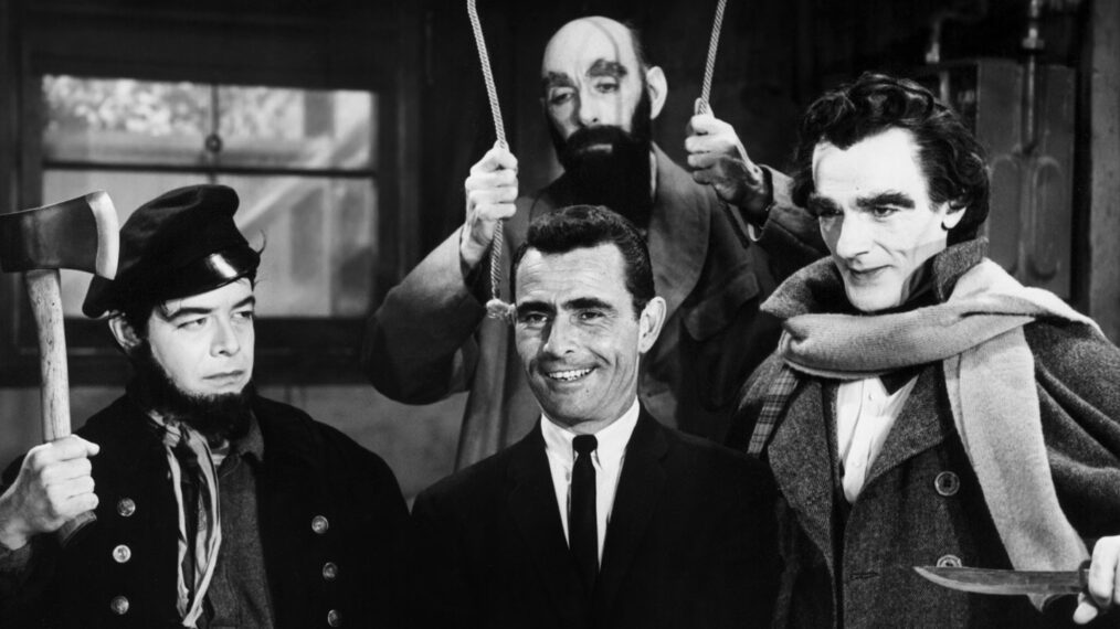 Robert Mitchell, Rod Serling, Milton Parsons, David Bond in 'Twilight Zone'