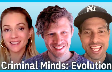 A.J. Cook, Zach Gilford, and Adam Rodriguez of 'Criminal Minds: Evolution'
