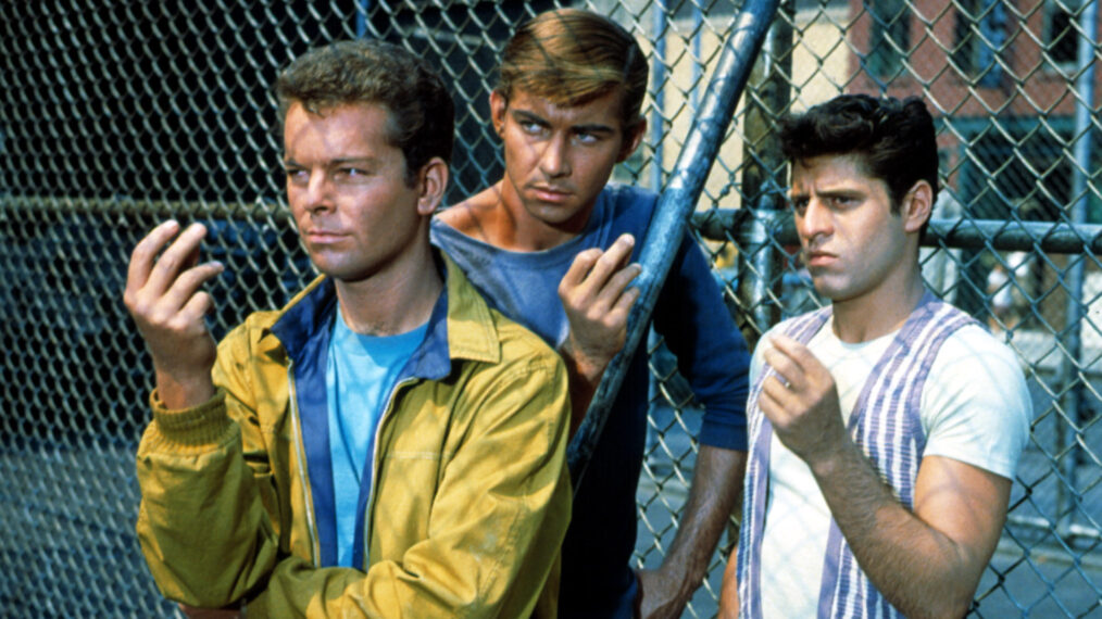 Russ Tamblyn, Tucker Smith, Tony Mordente in 'West Side Story'