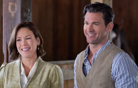 Erin Krakow as Elizabeth and Kevin McGarry as Nathan in 'When Calls the Heart' Season 11 Episode 11