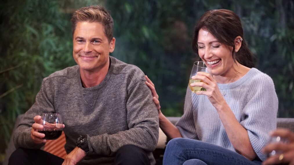 Rob Lowe as Owen and Lisa Edelstein as Gwyn in '9-1-1: Lone Star'