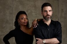 Tamberla Perry and Zachary Quinto of Brilliant Minds