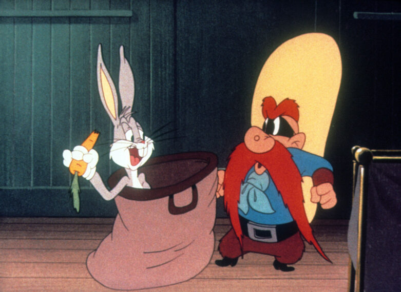 HARE TRIGGER, Bugs Bunny, Yosemite Sam, 1945