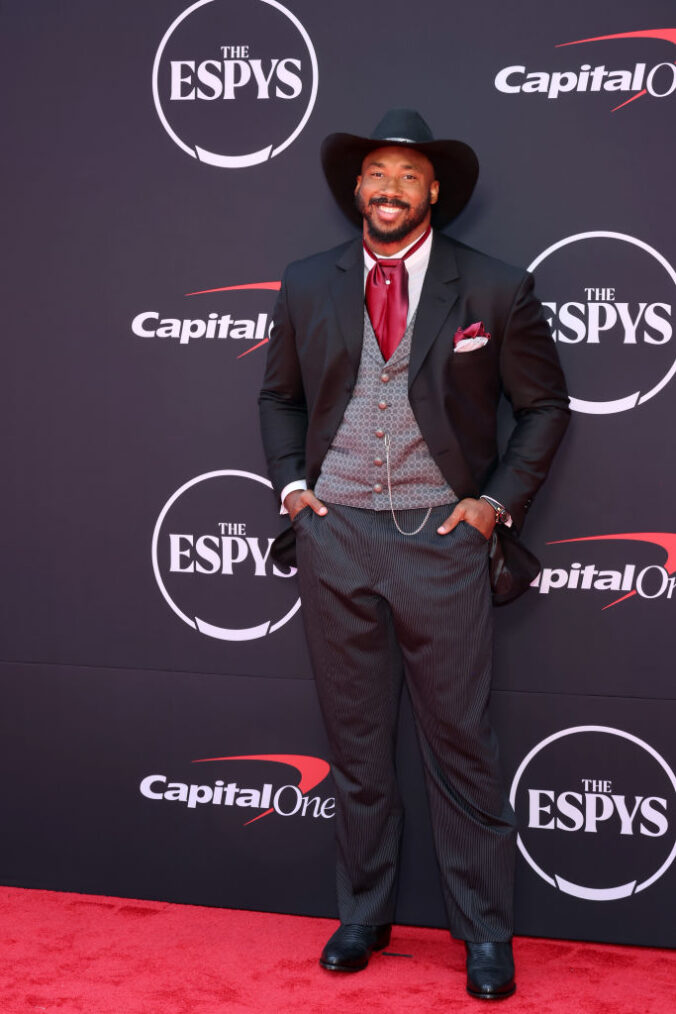 Myles Garrett attends the 2024 ESPY Awards