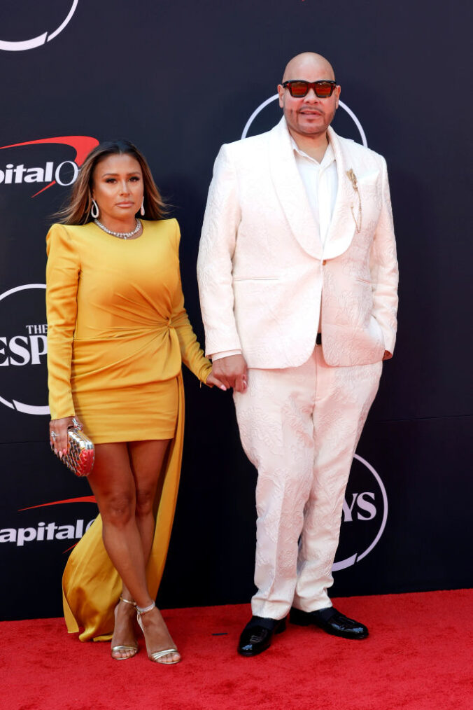 Lorena Cartagena and Fat Joe attend the 2024 ESPY Awards