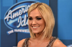 Recording artist Carrie Underwood attends FOX's 'American Idol' Finale For The Farewell Season at Dolby Theatre on April 7, 2016 in Hollywood, California. at Dolby Theatre on April 7, 2016 in Hollywood, California. at Dolby Theatre on April 7, 2016 in Hollywood, California