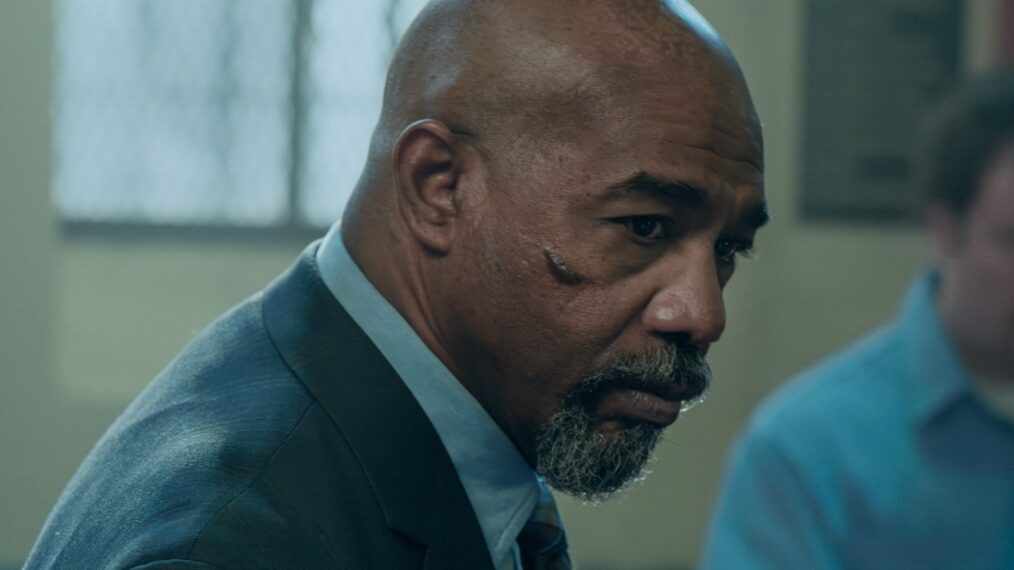 Michael Beach as Kareem in episode 6, season 3 of Mayor of Kingstown streaming on Paramount+, 2024. Credit: Dennis P. Mong Jr./Paramount+