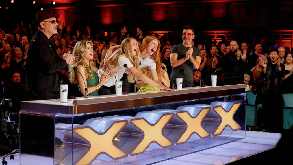 Howie Mandel, Heidi Klum, Sara Hughes, Kelly Cheng, Simon Cowell in 'America's Got Talent' Season 19 Episode 8