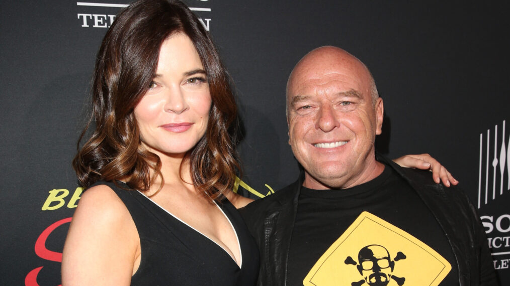 Betsy Brandt and Dean Norris