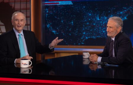 Bill O'Reilly and Jon Stewart on Daily Show
