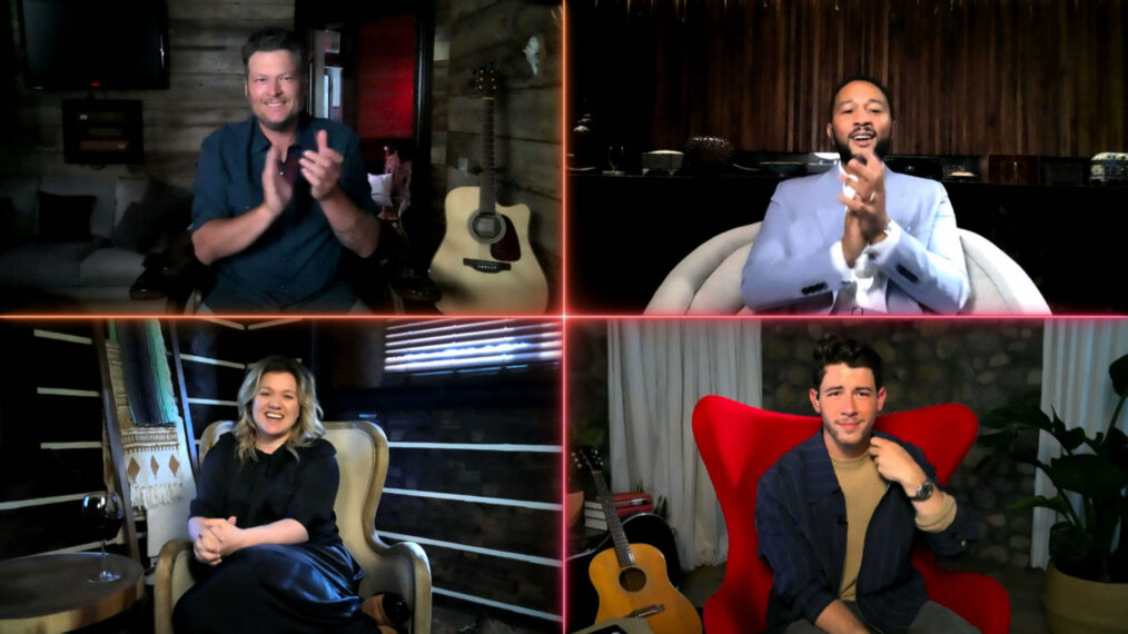 Blake Shelton, John Legend, Kelly Clarkson, Nick Jonas, 'The Voice' Season 18 coaches