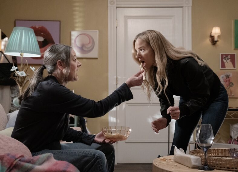 Paget Brewster as Emily Prentiss and A.J. Cook as Jennifer ‘JJ’ Jareau in 'Criminal Minds: Evolution' Season 17 Episode 6 "Message in a Bottle"