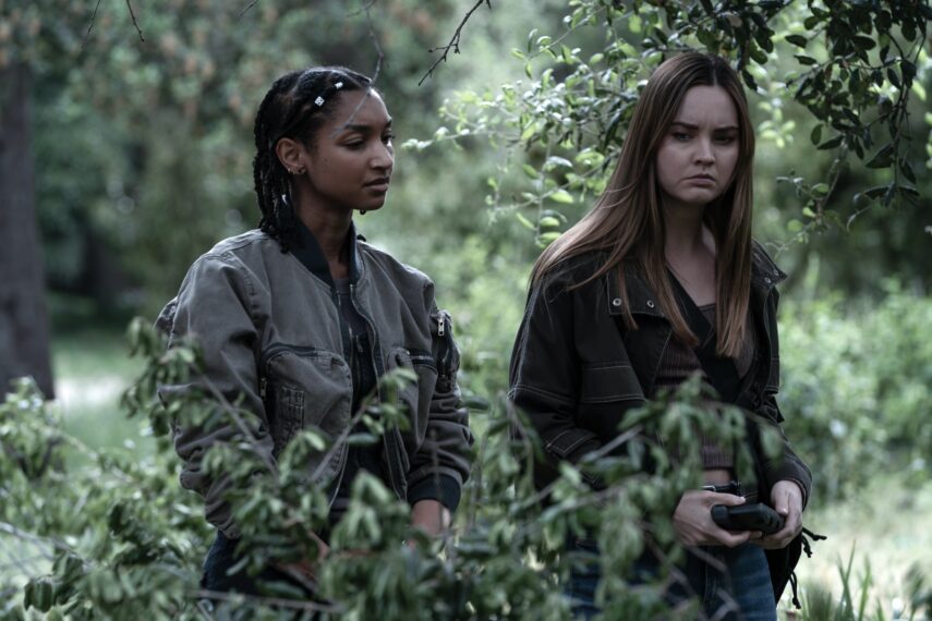 Nikko Austen Smith as Dana Howe and Liana Liberato as Jade Waters in 'Criminal Minds: Evolution' Season 17 Episode 9 "Stars & Stripes"