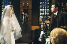 Crystal Chappell as Carly Manning, Michael Sabatino as Lawrence Alamain on 'Days of Our Lives'