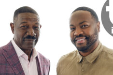 Dennis Haysbert and Ser'Darius Blain of 'Holidazed' at TV Insider's studio at Summer TCA 2024