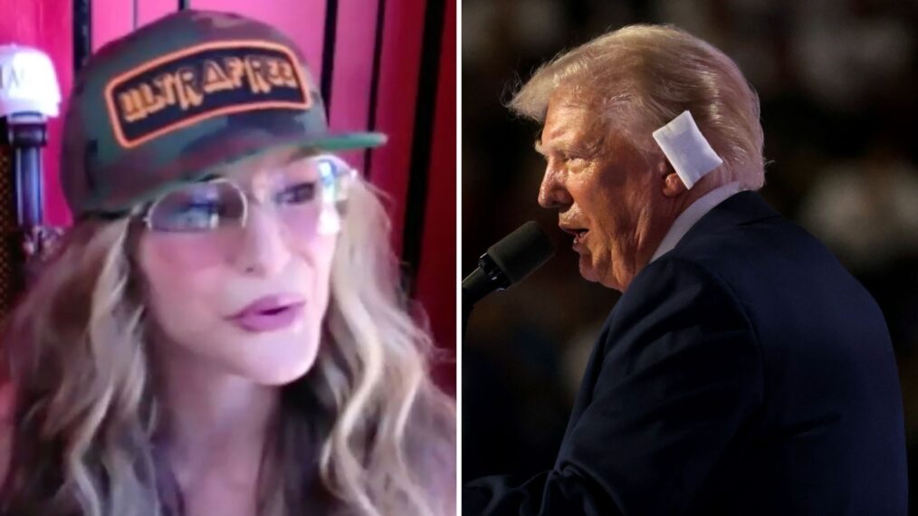 Drea de Matteo and Donald Trump