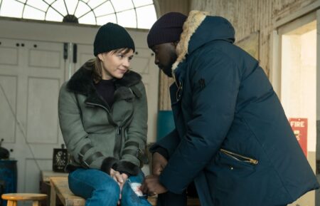 Katja Herbers as Kristen Bouchard and Mike Colter as David Acosta in 'Evil' Season 4 Episode 3 