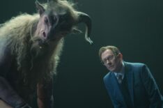 Fedor Steer as The Manager and Michael Emerson as Leland Townsend in 'Evil' Season 4 Episode 9 'How to Build a Chatbot”