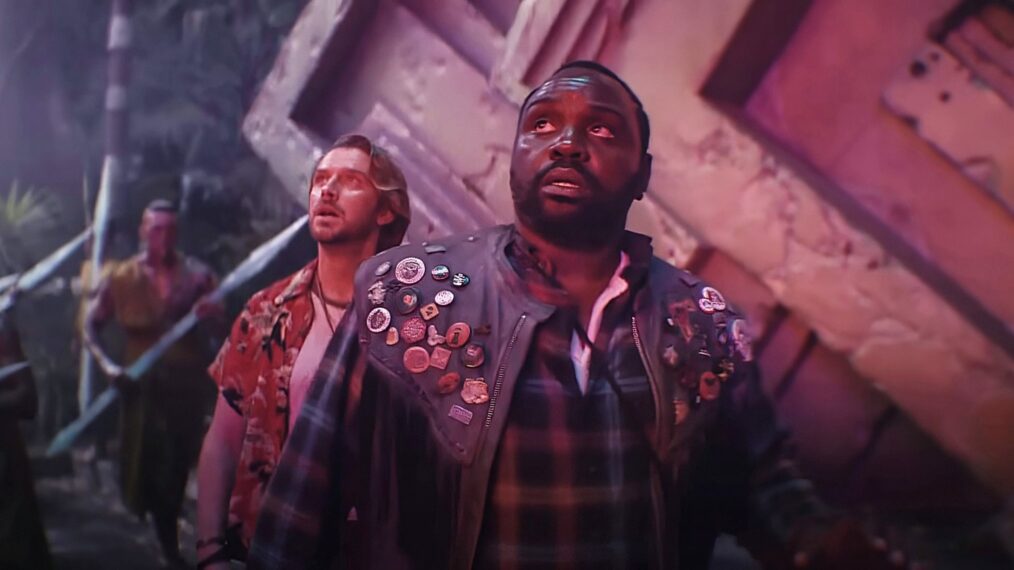 Dan Stevens and Brian Tyree Henry in 'Godzilla X Kong: The New Empire'