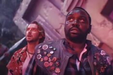 Dan Stevens and Brian Tyree Henry in 'Godzilla X Kong: The New Empire'