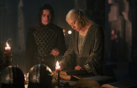 Harry Collett as Jace and Emma D'Arcy as Rhaenyra in 'House of the Dragon' Season 2 Episode 5 - 'Regent'