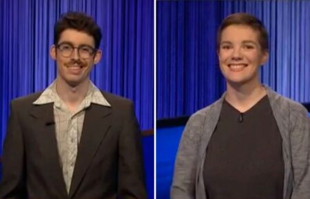 Isaac Hirsch and Sarah Crocker on 'Jeopardy!'