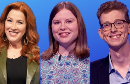 Lisa Ann Walter, Adriana Harmeyer, and Drew Basile for 'Jeopardy!'