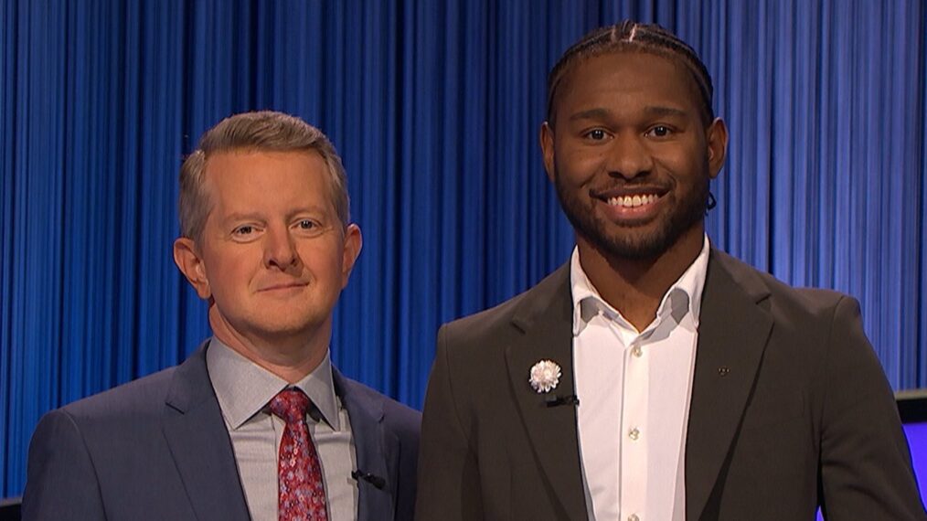 'Jeopardy!' contestant Tim Herd with host Ken Jennings