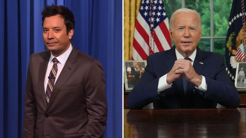 Jimmy Fallon Takes a Jab at Biden Over COVID Diagnosis