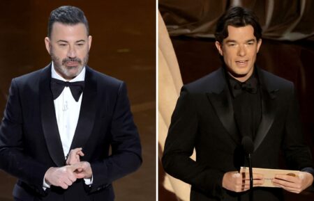 Jimmy Kimmel and John Mulaney at Oscars