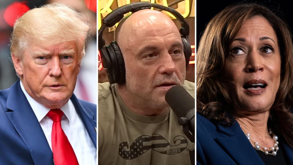 Joe Rogan Harris Trump