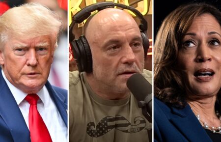 Joe Rogan Harris Trump