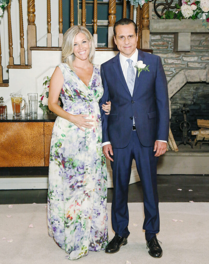 Laura Wright and Maurice Benard as Sonny and Carly on 'General Hospital'