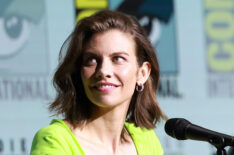 Lauren Cohan speaks onstage during 'The Walking Dead: Dead City' Season 2 Panel during 2024 Comic-Con International: San Diego at San Diego Convention Center on July 26, 2024 in San Diego, California.