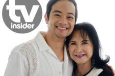 Lucille Soong and Osric Chau of 'Holidazed' at TV Insider's studio at Summer TCA 2024