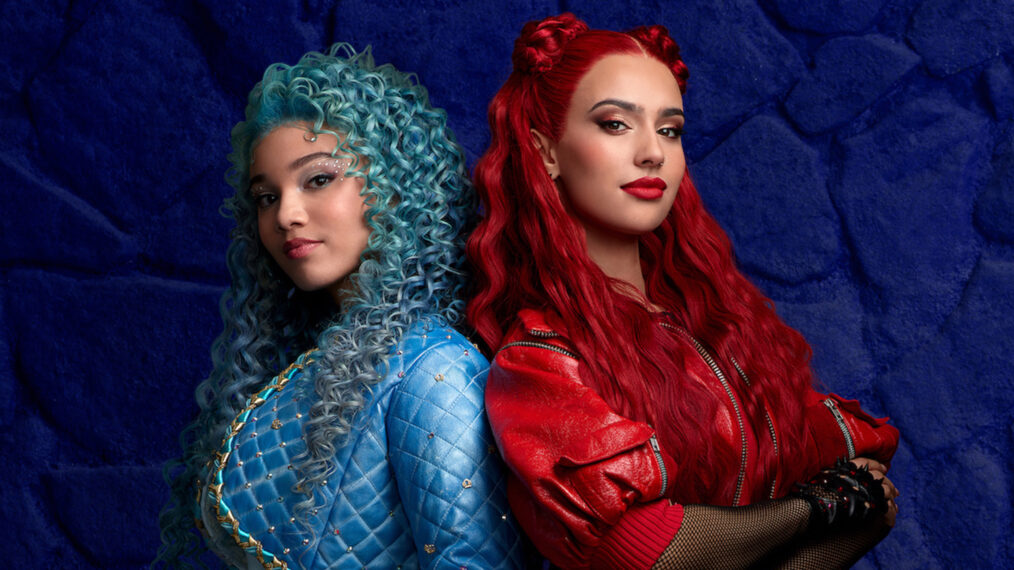 Malia Baker and Kylie Cantrall as Chloe and Red in 'Descendants: The Rise of Red'