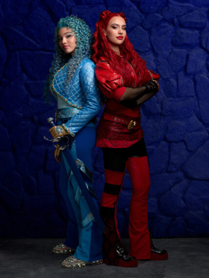 Malia Baker and Kylie Cantrall in 'Descendants: The Rise of Red'