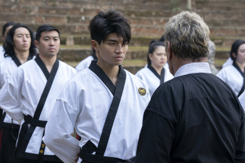 Brandon H. Lee as Kwon in 'Cobra Kai'