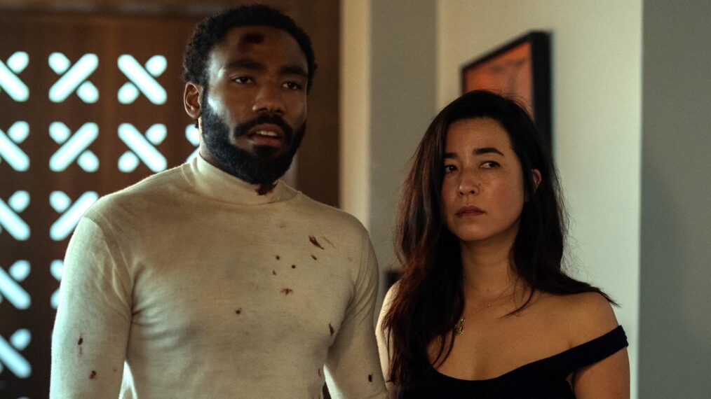 Donald Glover and Maya Erskine in 'Mr. & Mrs. Smith'