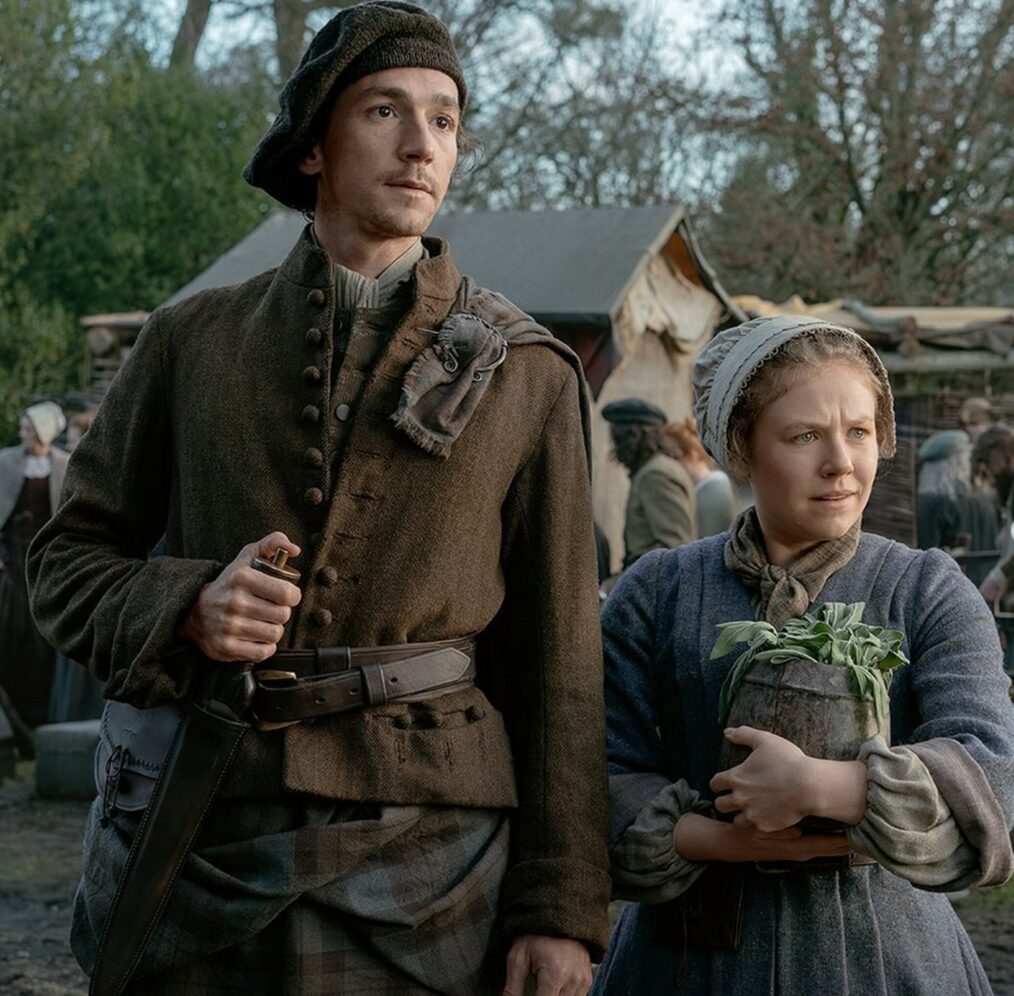 Rory Alexander and Sally Messham in 'Outlander: Blood of My Blood'