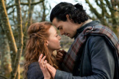 Harriet Slater and Jamie Roy in 'Outlander: Blood of My Blood'