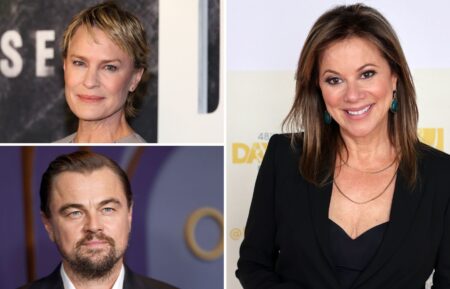 Robin Wright, Leonardo DiCaprio, and Nancy Lee Grahn