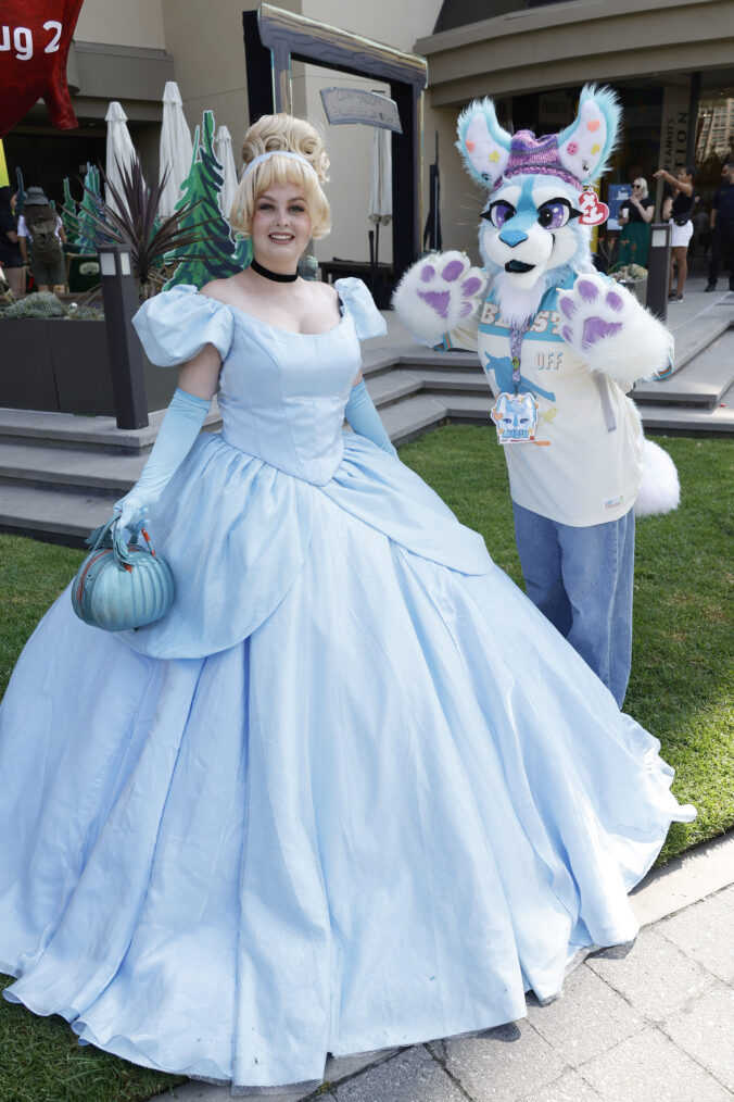 Cosplayers attend the 2024 Comic-Con International: San Diego on July 25, 2024 in San Diego, California.