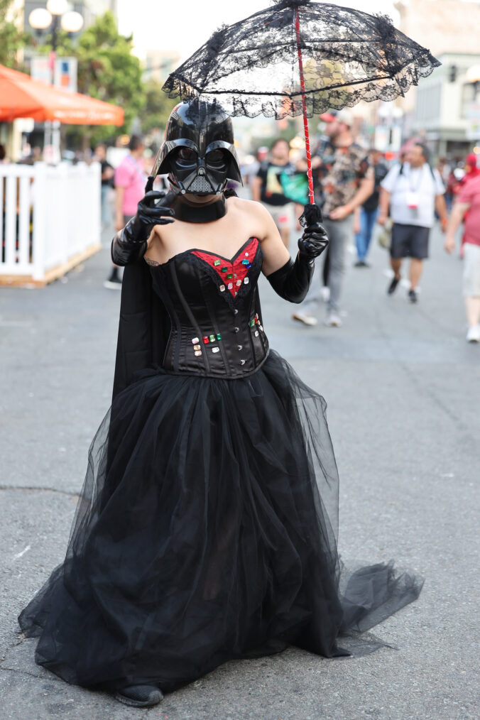 Darth Vader cosplayer at San Diego Comic-Con 2024